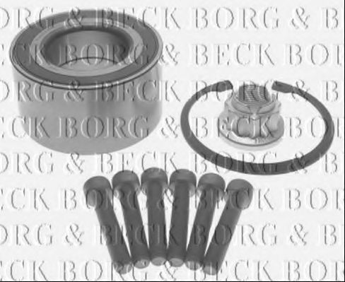 BORG & BECK BWK960 Ступица для PORSCHE