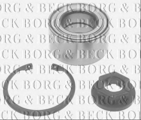 BORG & BECK BWK993 Ступица для FORD STREET KA