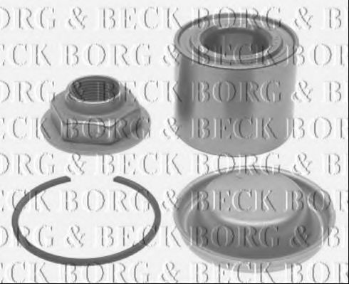 BORG & BECK BWK1107 Подшипник ступицы для CITROËN C-ELYSEE