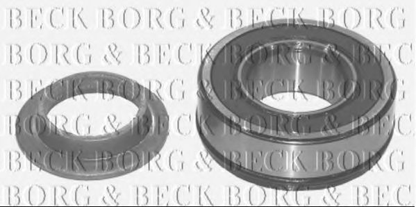 BORG & BECK BWK025 Подшипник ступицы BORG & BECK 