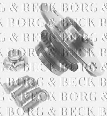 BORG & BECK BWK1043 Ступица BORG & BECK для NISSAN