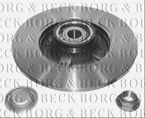 BORG & BECK BWK1051 Ступица BORG & BECK для CITROEN