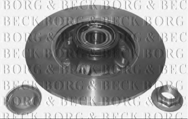 BORG & BECK BWK1076 Ступица BORG & BECK для CITROËN DS3