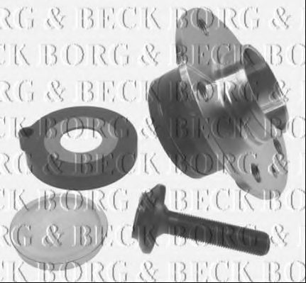 BORG & BECK BWK1110 Ступица для AUDI A6 (4G2, C7, 4GC)