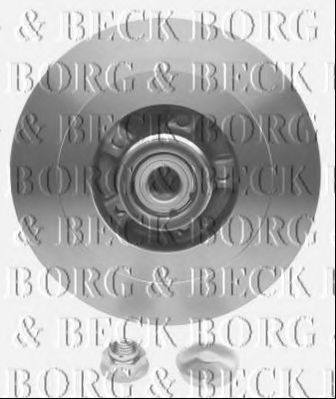 BORG & BECK BWK1136 Ступица для MERCEDES-BENZ CITAN