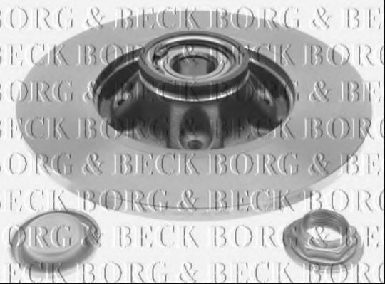 BORG & BECK BWK1152 Ступица BORG & BECK для CITROEN