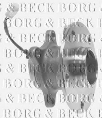 BORG & BECK BWK1206 Ступица для FIAT SEDICI