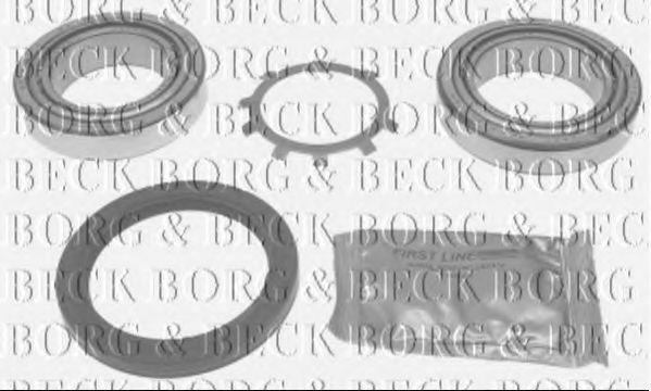 BORG & BECK BWK1230 Ступица BORG & BECK для MERCEDES-BENZ