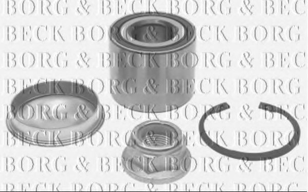 BORG & BECK BWK1233 Ступица BORG & BECK для DACIA