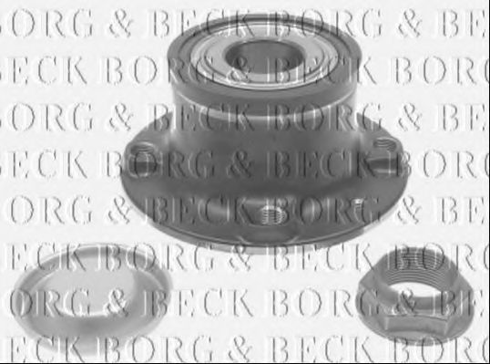 BORG & BECK BWK1252 Ступица для CITROËN DS5