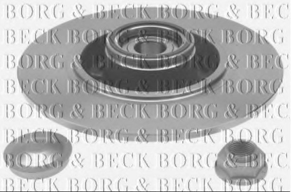 BORG & BECK BWK1261 Ступица для RENAULT GRAN TOUR