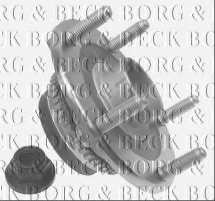 BORG & BECK BWK1280 Ступица для FORD TRANSIT