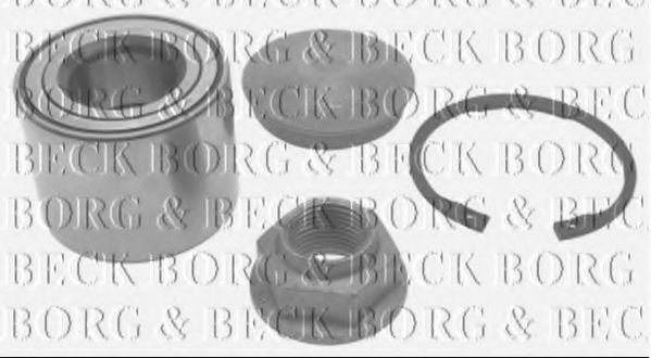 BORG & BECK BWK1282 Ступица BORG & BECK для RENAULT