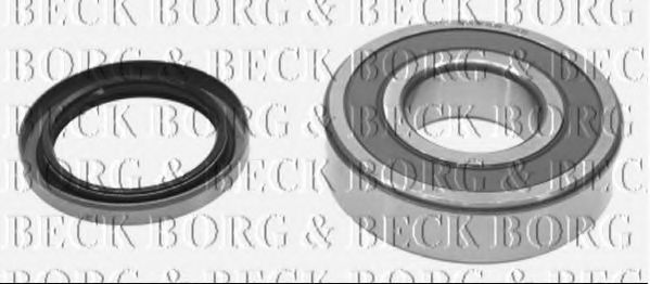 BORG & BECK BWK183 Ступица BORG & BECK для NISSAN