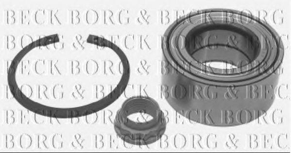BORG & BECK BWK217 Ступица BORG & BECK для MERCEDES-BENZ