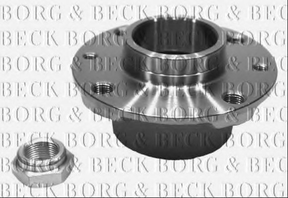 BORG & BECK BWK291 Ступица BORG & BECK для FIAT