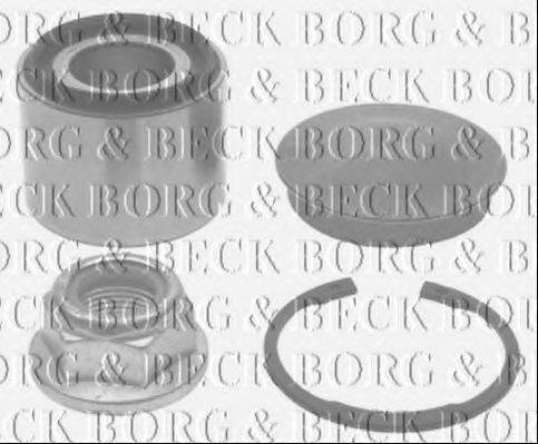 BORG & BECK BWK305 Ступица BORG & BECK для RENAULT