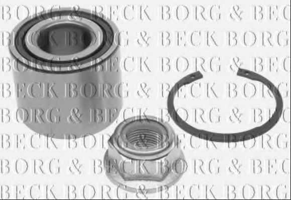 BORG & BECK BWK309 Ступица BORG & BECK для NISSAN