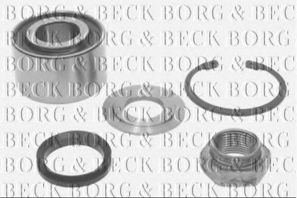 BORG & BECK BWK329 Ступица BORG & BECK для CITROEN