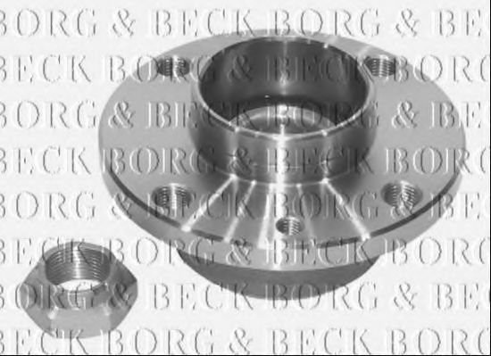 BORG & BECK BWK391 Ступица для FIAT UNO