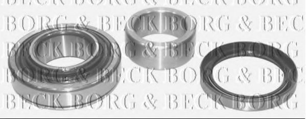 BORG & BECK BWK450 Ступица BORG & BECK для SUZUKI