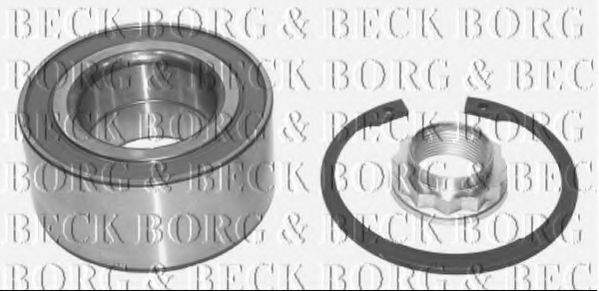 BORG & BECK BWK483 Подшипник ступицы для BMW Z8