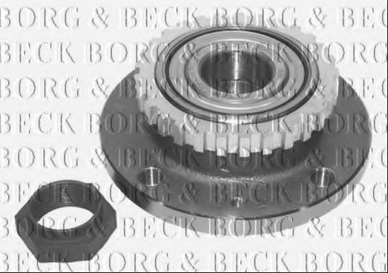 BORG & BECK BWK491 Ступица BORG & BECK для CITROEN