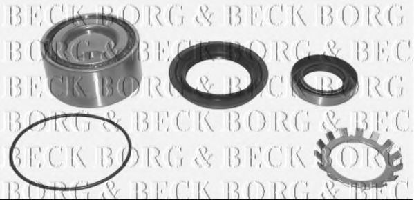 BORG & BECK BWK519 Ступица BORG & BECK для NISSAN