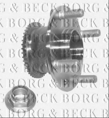 BORG & BECK BWK562 Подшипник ступицы BORG & BECK для MAZDA