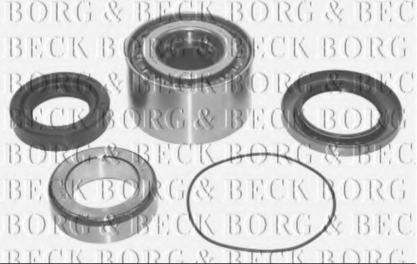 BORG & BECK BWK583 Подшипник ступицы BORG & BECK для MITSUBISHI