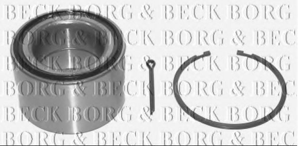 BORG & BECK BWK615 Ступица для NISSAN SUNNY 3 универсал (Y10)