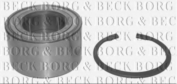 BORG & BECK BWK630 Ступица для PORSCHE