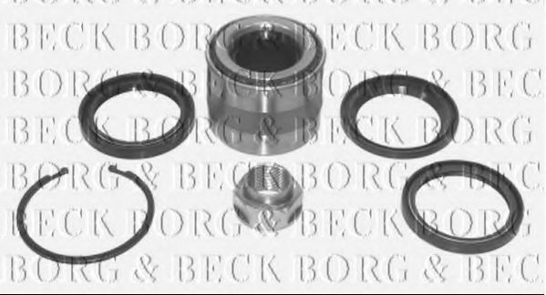 BORG & BECK BWK663 Ступица BORG & BECK для SUBARU