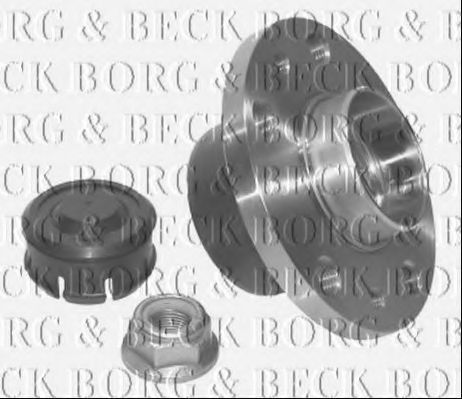 BORG & BECK BWK712 Ступица BORG & BECK для AUDI