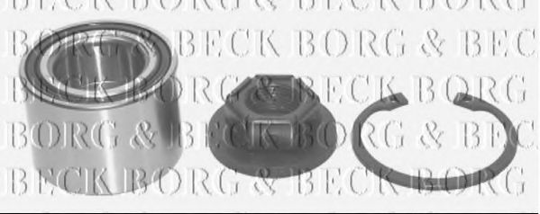 BORG & BECK BWK745 Подшипник ступицы BORG & BECK для MAZDA