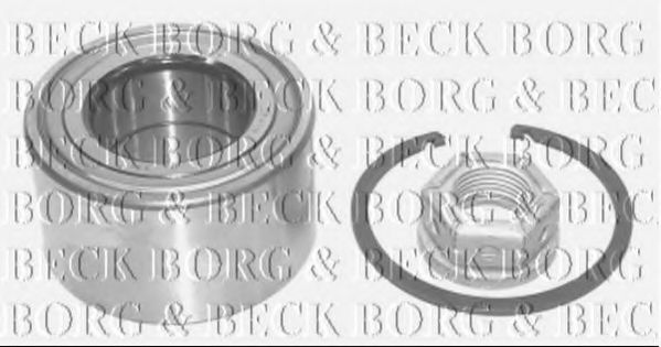BORG & BECK BWK765 Ступица для JAGUAR S-TYPE