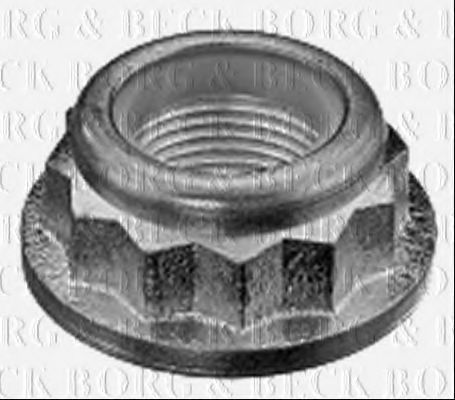 BORG & BECK BHN207 Гайка, шейка оси  BORG & BECK BHN207 Гайка, шейка оси