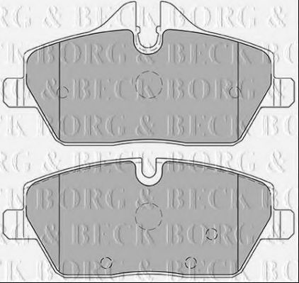 BORG & BECK BBP2446 Тормозные колодки для BMW I3