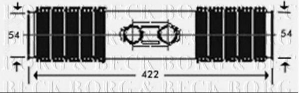 BORG & BECK BSG3190 Пыльник рулевой рейки для OPEL