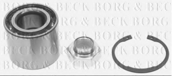 BORG & BECK BWK1089 Ступица BORG & BECK для SUZUKI