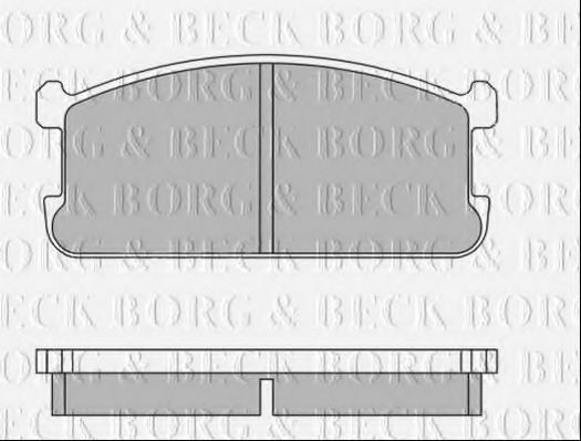 BORG & BECK BBD5335 Тормозные диски для DACIA