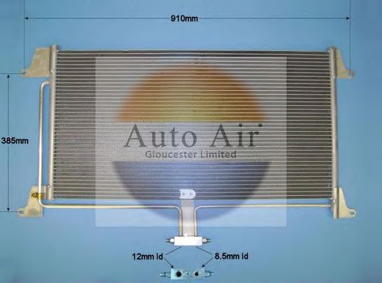 AUTO AIR GLOUCESTER 165001 Радиатор кондиционера для SCANIA