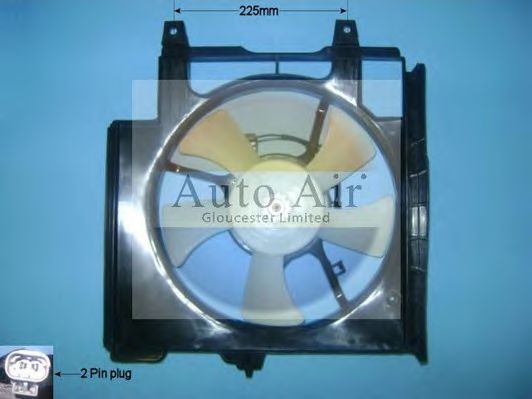AUTO AIR GLOUCESTER 051163 Вентилятор системы охлаждения двигателя для NISSAN