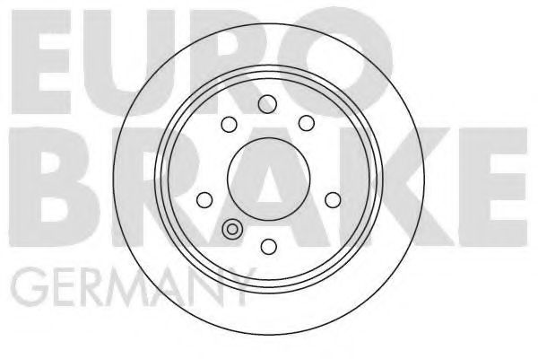 EUROBRAKE 5815201217 Тормозные диски для JAGUAR