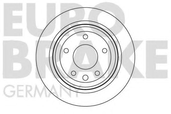 EUROBRAKE 5815201218 Тормозные диски для DAIMLER