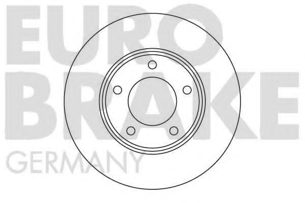 EUROBRAKE 5815201220 Тормозные диски EUROBRAKE 