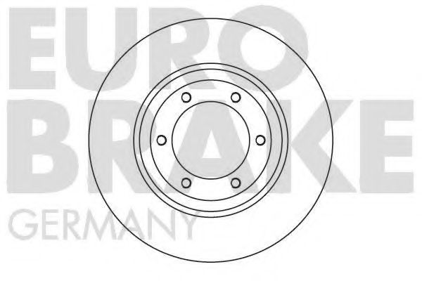 EUROBRAKE 5815201401 Тормозные диски EUROBRAKE для OPEL