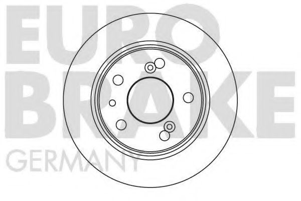EUROBRAKE 5815201910 Тормозные диски EUROBRAKE 