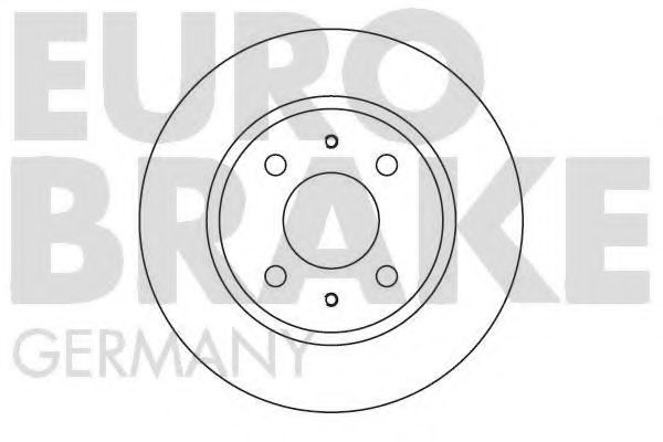 EUROBRAKE 5815202216 Тормозные диски EUROBRAKE 