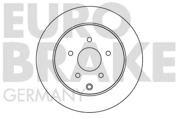EUROBRAKE 5815202271 Тормозные диски EUROBRAKE 